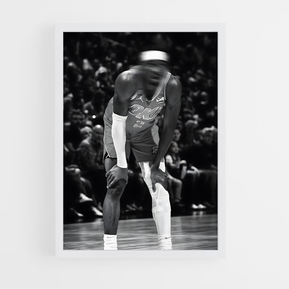 Poster Shai Gilgeous-alexander – affiche Basketball (vue 3)